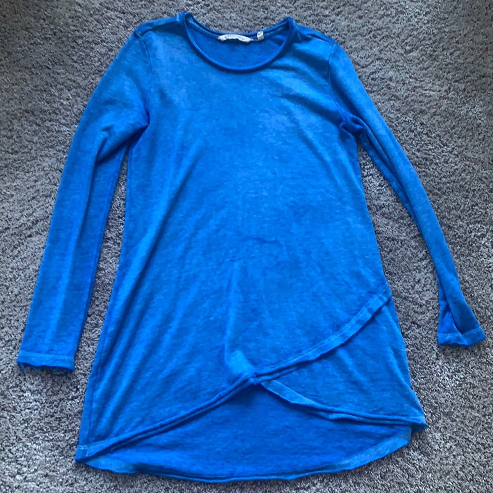 Soft surroundings blue tunic small